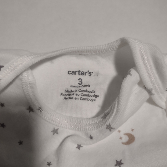🌜 & ⭐ Carter's 3mo onsie - Picture 2 of 4